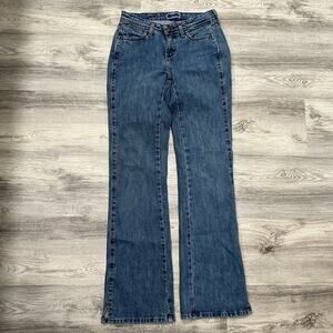 Wrangler 11MWZCH Bootcut Jeans Low Rise Dark Wash Denim Jeans Y2K Sz 3/4x34‎